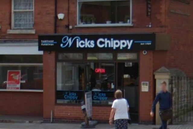 Our readers in Mansfield have awarded first place to Nick's Chippy. You can visit this brilliant restaurant at, 87 W Gate, Mansfield NG18 1RT.