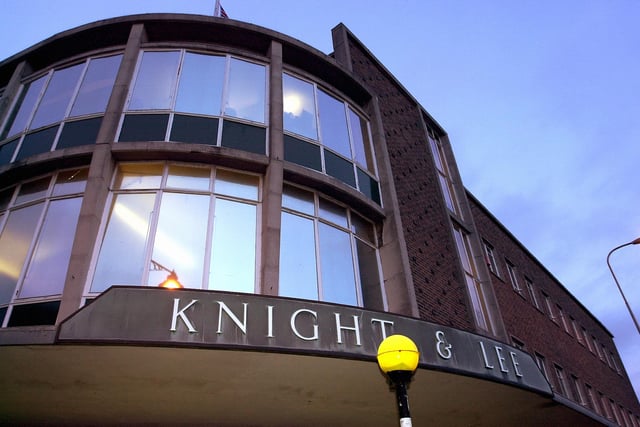 Now lost department store Knight and Lee in Southsea - pictured in 2004.