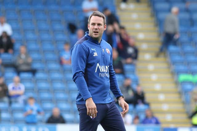 James Rowe will be pleased with Chesterfield's start to the season.