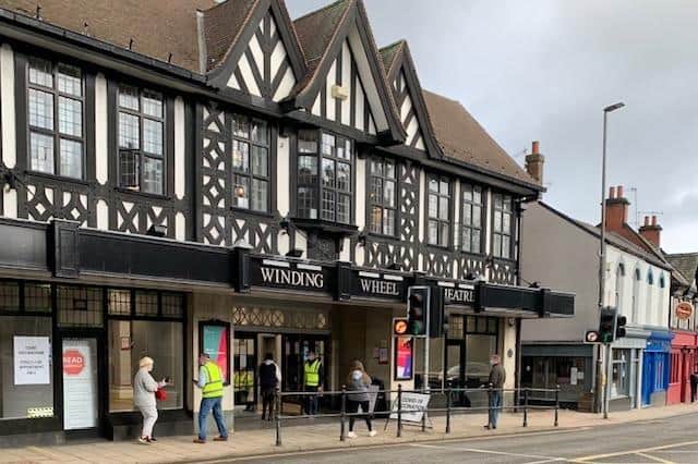 Chesterfield's Winding Wheel Theatre is currently operating as a Covid-19 vaccination centre and is expected to continue to do so until late August.