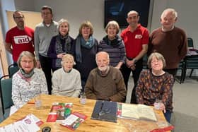 Wirksworth fundraisers with Christian Aid representatives