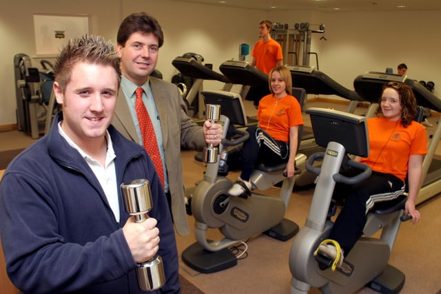 The new Clowne Campus new gym was opened back in 2006 by Darren Lawton, duty manager Wellness Evolution Gym, Rob Kay, campus manager, Laura Mann and Morgan Peters, College students.
