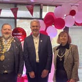 Mayor &amp; Mayoress of Chesterfield &amp; Post Office Group Chief Retail Officer, Martin Roberts