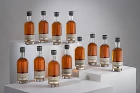 Numbered bottles of the first Wire Works Whisky are going up for auction.