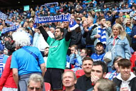 Chesterfield fans were in great voice at Wembley. Picture: Tina Jenner.