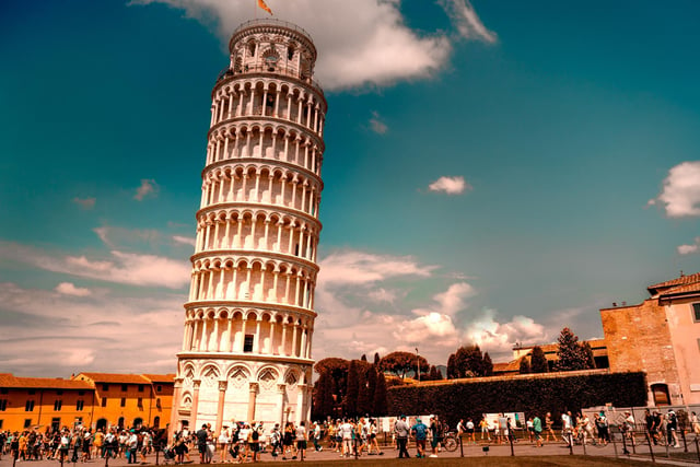 We all need a shoulder to lean on, sometimes. But for life's biggest problems only a tower will do. Pisa's is yours for £17.