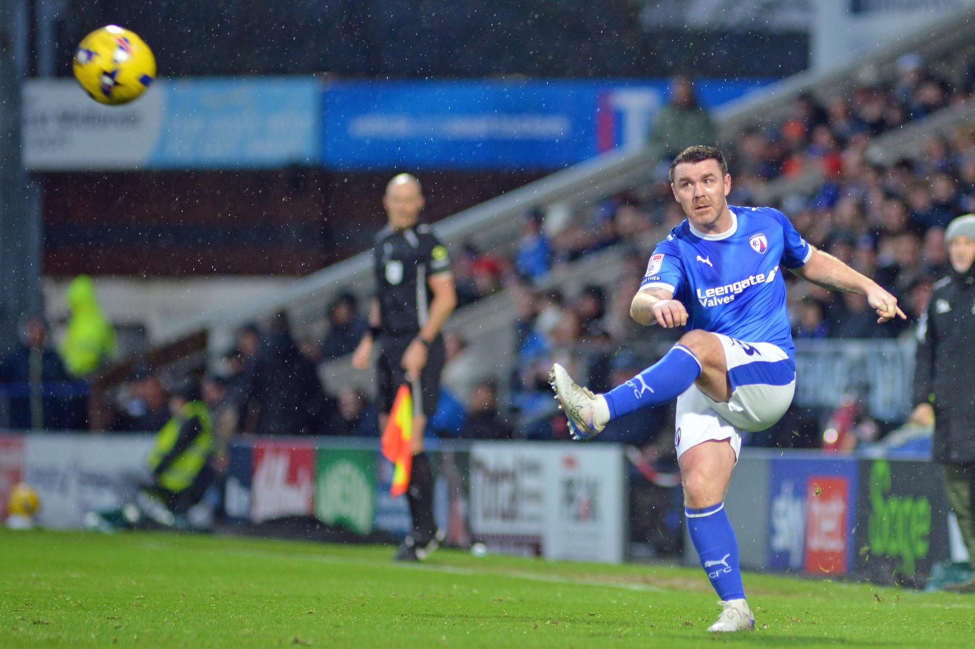 Luke Butterfeild Experienced Chesterfield midfielder ruled out injured for lengthy period