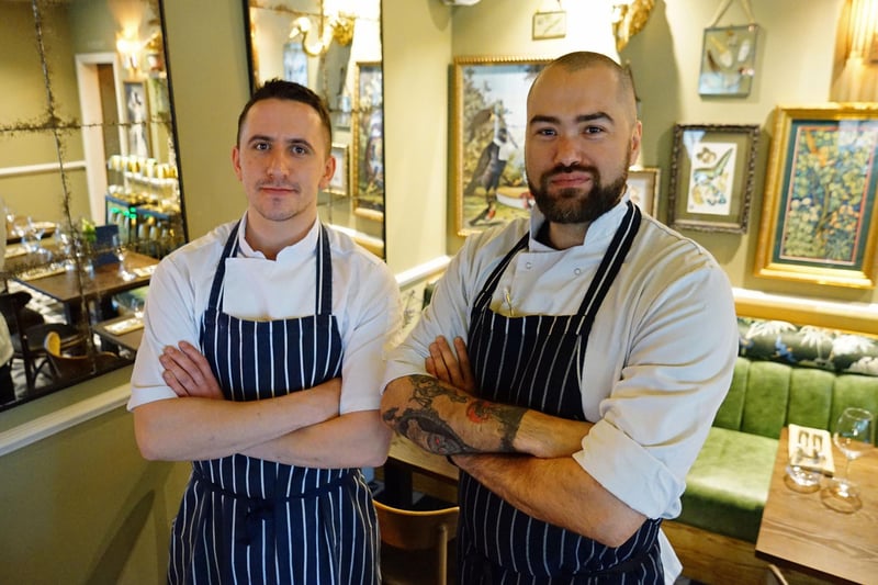 Chris Parker is head chef and Adrian Gagea is the executive chef who designed the menu.