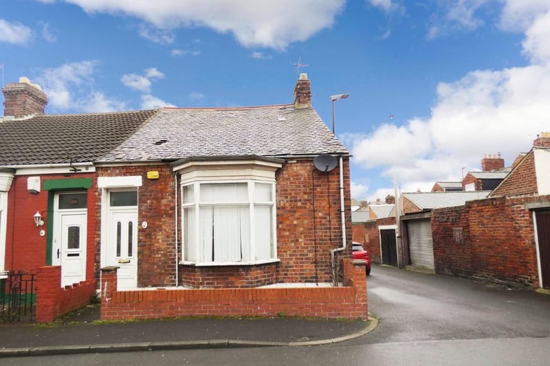 This two bedroom property is up for sale via auction. Bids can be submitted until 11am on April 28 with a guide price of £33,000.