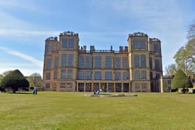 Blossom is blooming across Derbyshire and the National Trust is inviting people to emulate Japan’s Hanami – the ancient tradition of viewing and celebrating blossom - with its #BlossomWatch campaign. Hardwick Hall in spring bloom.