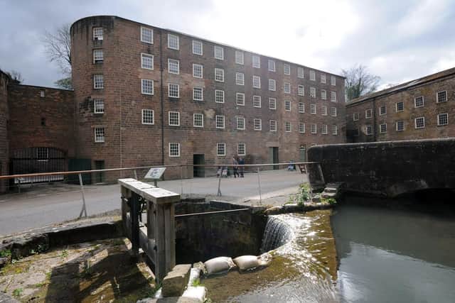 Cromford Mills form part of the world heritage site