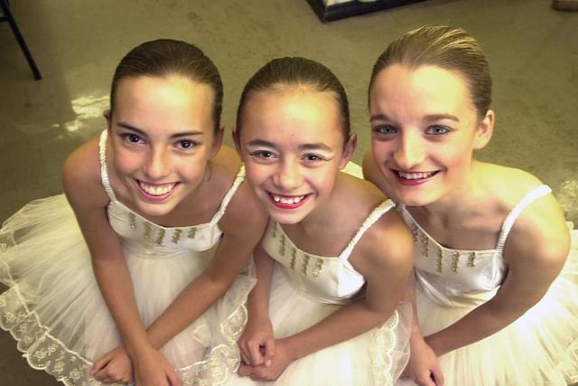 On August 4, 2001, these ballerina dancers took part in the Doncaster Stage Festival.