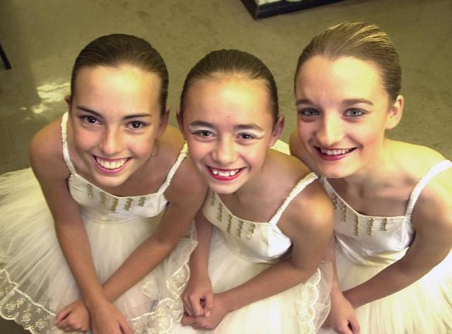 On August 4, 2001, these ballerina dancers took part in the Doncaster Stage Festival.