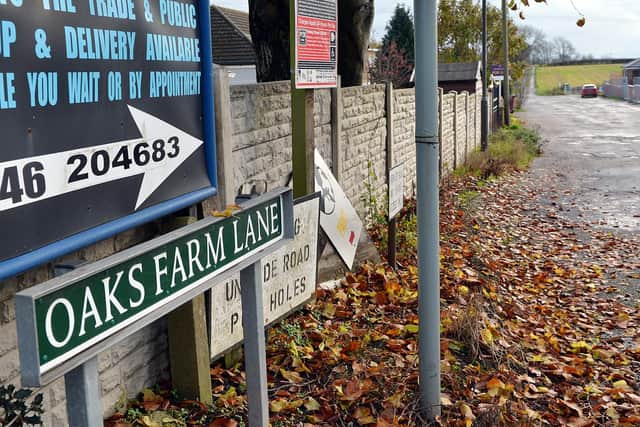 Plans have been submitted to build 200-plus homes on land off Oaks Farm Lane, Calow.