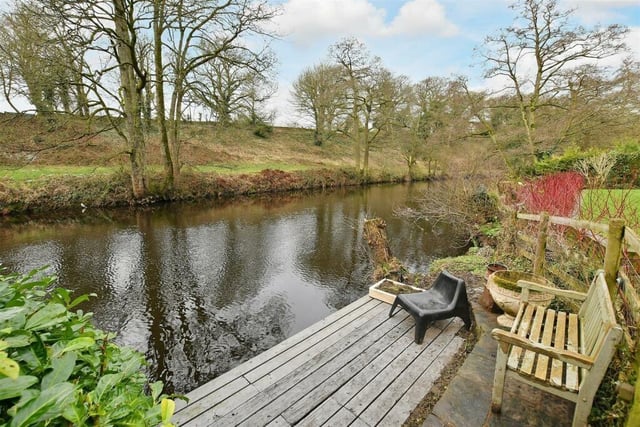 A small jetty behind a gated access enables use of the River Derwent for fishing, canoeing and watersports, subject to the purchase of the necessary licences.
