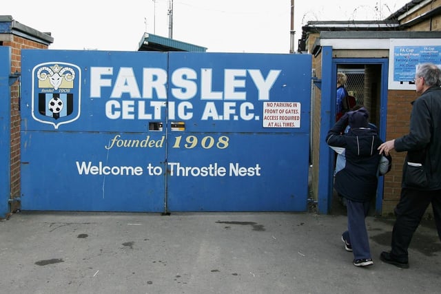 Farsley Celtic have had seven reds and 77 yellows.