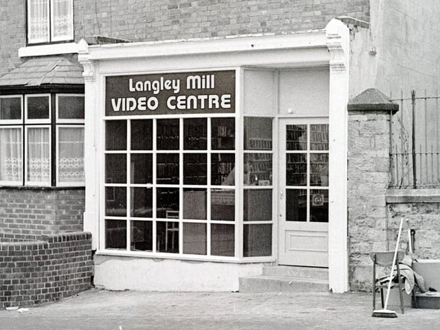 Langley Mill video centre, December, 1983.