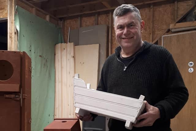 Paul De-Barrie is looking for new premise in the Chesterfield area to set up a local woodworking group.