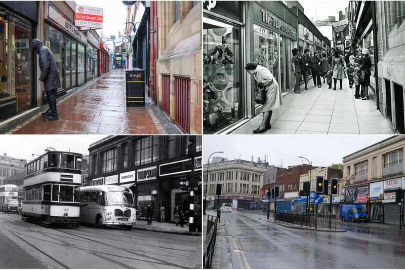 Chapel Walk and Attercliffe then and now