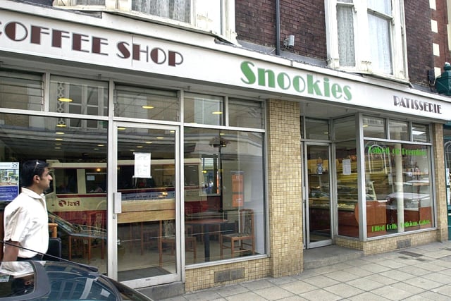 The legendary Snookies Tearoom called Osborne Road in Southsea home for more than 50 years. Here it was in 2004.