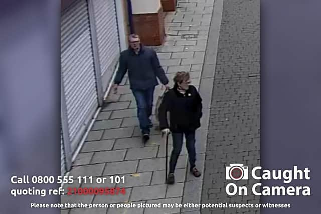 Derbyshire Constabulary are appealing for the public to help them find a man and a woman who are suspected of committing theft by finding in Chesterfield.