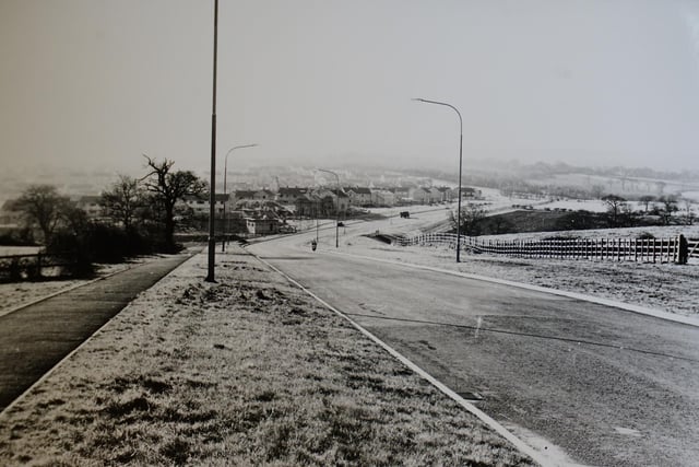 Loundsley Green Road looking south from Newbold in 1963.