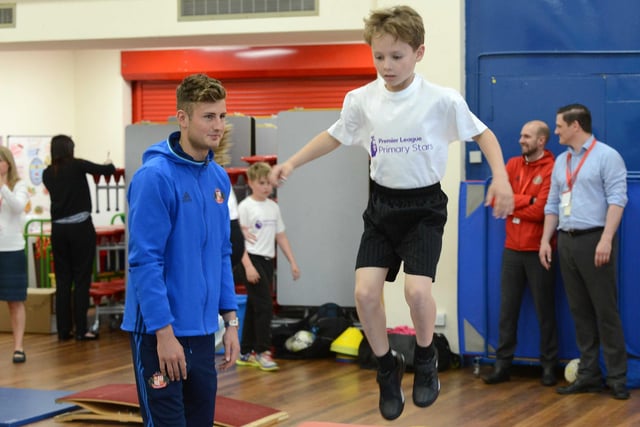 Players from Sunderland AFC under-23 squad visited Marsden Primary School four years ago to promote the Premier League International Cup Final. Does this bring back happy memories?