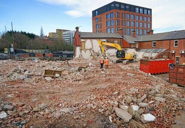 Disused office buildings including a former courthouse were demolished on the site earlier this year.