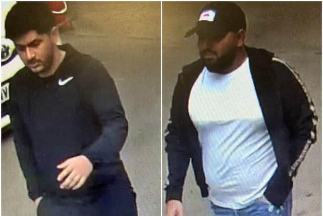 Officers believe these two men could assist with their enquiries into the incident.