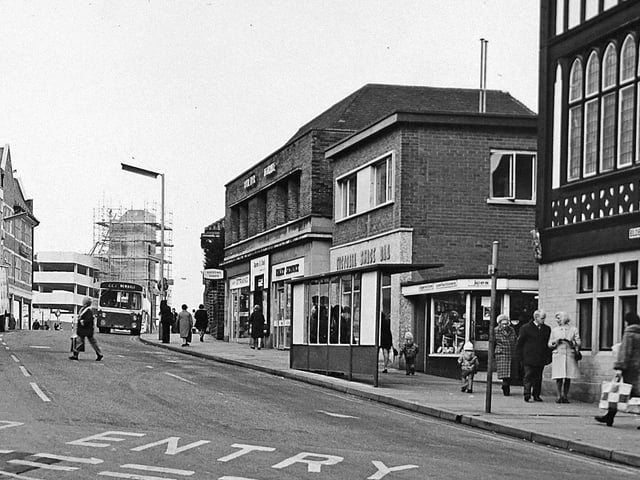 Elder Way looking from Knifesmithgate  in 1978.