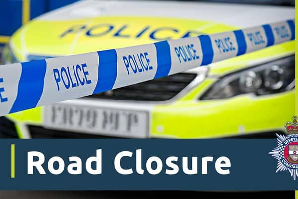 The A617 Westbound closed due to police incident from M1 J29 (Chesterfield / Mansfield, Heath) to B6039 Hasland Road (Chesterfield).