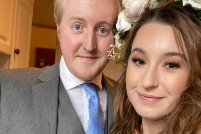 David and Aimee Cambray-Deakin get married amid the coronavirus crisis.