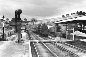 Matlock Bath on the Midland Railway looking north west. The through line from London, St Pancras to Manchester Central was still open at this time, circa 1960. (Photo by Rail Photo/Construction Photography/Avalon/Getty Images)