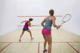 Great endurance of two squash players
