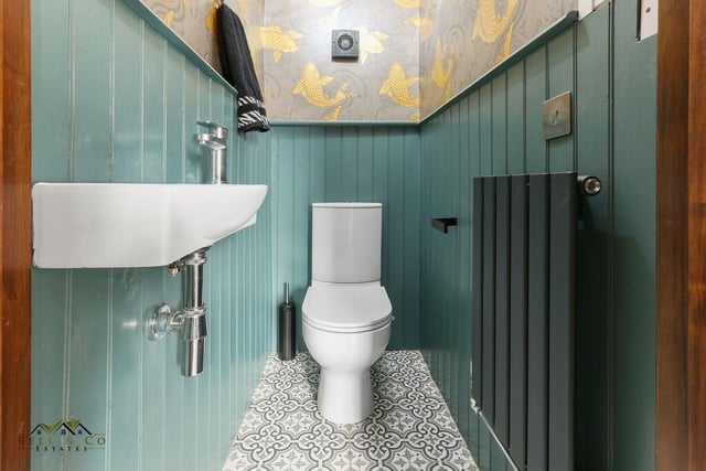 Even the downstairs toilet has a touch of character and charm about it.