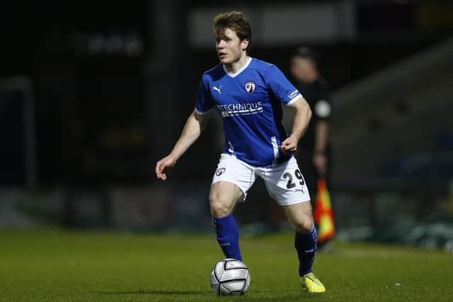 Alex Whittle scored Chesterfield's goal in the 1-1 draw against Weymouth.