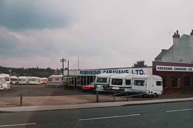 The Worksop site in 1987/8 prior to our redevelopment of the showroom building