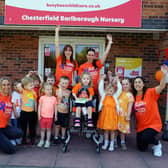 Busy Bees in Barlborough dressed in orange for a fun day to raise money for Battens awareness day.