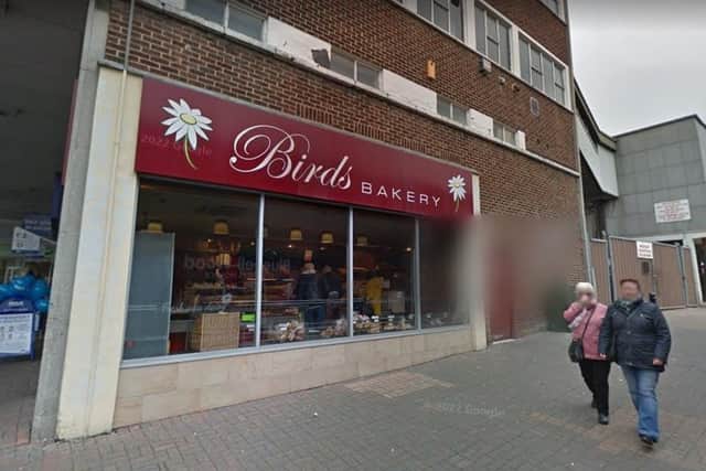 Birds Bakery, on Packers Row, Chesterfield. Image: Google Maps.