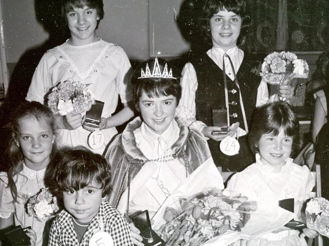 Crowning of Codnor carnival queen, April, 1983.