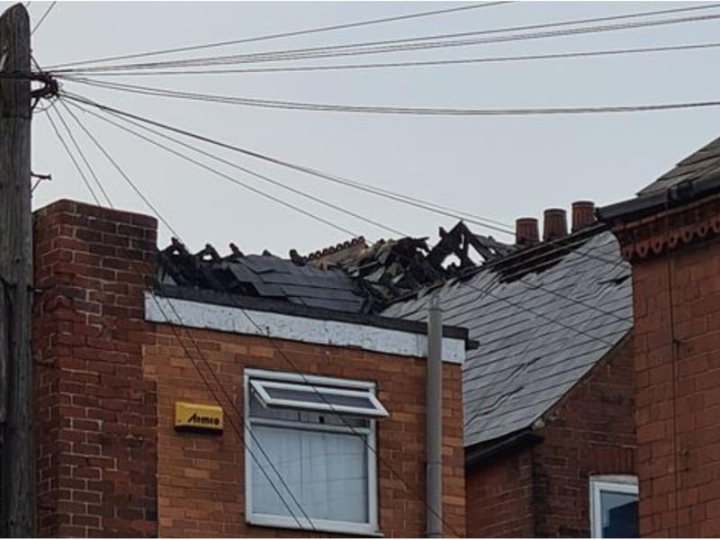 Crews spent more than five hours at the scene of the blaze.