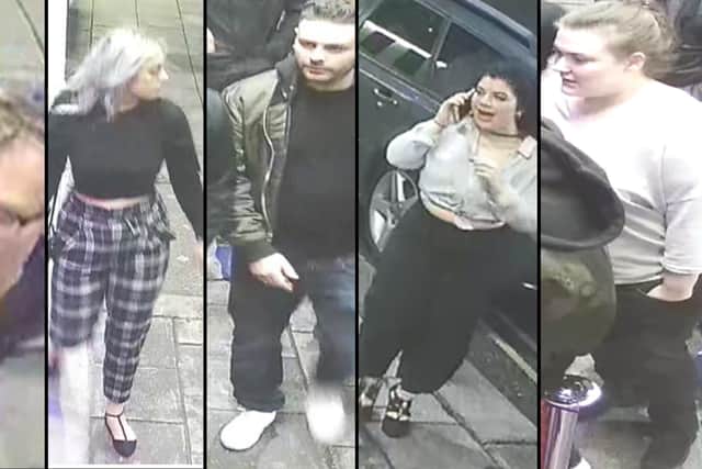 Derbyshire Police want to trace these people.