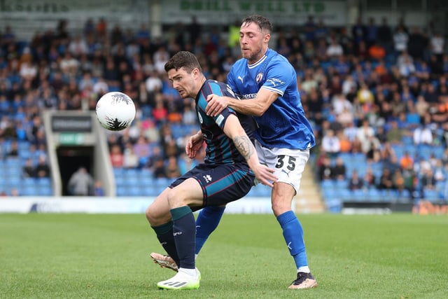 When Jones starts, Chesterfield win, that's an incredible 10 from 10 this season. His passing was sharp, he consistently made himself available for a team-mate and was contantly on the move. He snuffed out danger with one sliding tackle in the first 45, and he even had a shot!