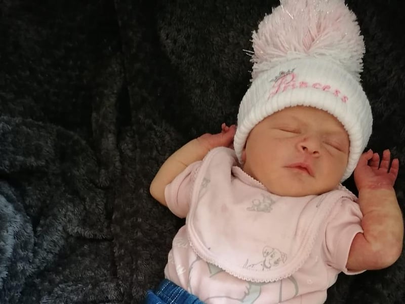 Hayley Higginbottom, said: "Lacie was due on 27th January 2021 and was born on 20th January ended up having her on my living room floor at home as she couldn't wait till we got to hospital but happy as my partner was there from start to finish with my son and the ambulance service was amazing."