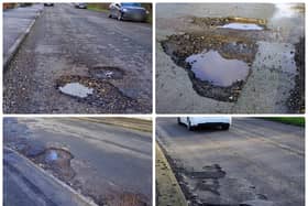 These are some of the local routes with the worst potholes.