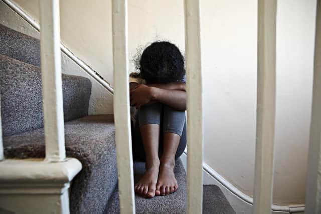 The three women were abused as children by Andrew Wilson. Photo by Jon Challicom for NSPCC.
