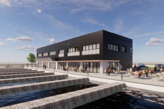 An Artist\'S Impression Of The Moorings At The Planned Staveley Town Basin Centre