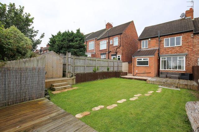 This photograph of the back garden at the Hurstwood Road property speaks for itself.