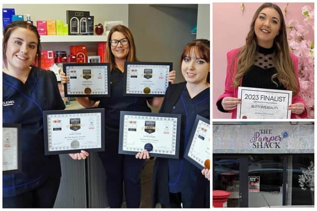Brampton Beauty Retreat, Sarah Button of Button's Beauty who rents a chair in Pretty Frills, and The Pamper Shack are all based in Chesterfield and have been awarded 5-star ratings based on Google reviews.
