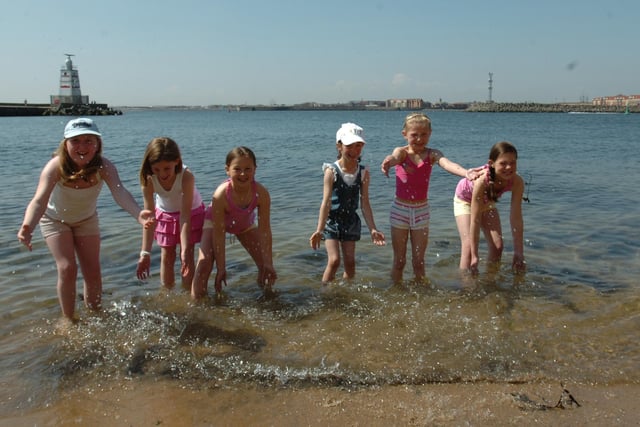Having a splashing time in 2010. But who can you recognise in this scene?